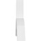 Ekena Millwork Archdale Architectural Grade PVC Gable Bracket, 96"W x 32"H x 6"D x 6"F, 8/12 Pitch GBP096X32X0606ARC00 - alternate 3
